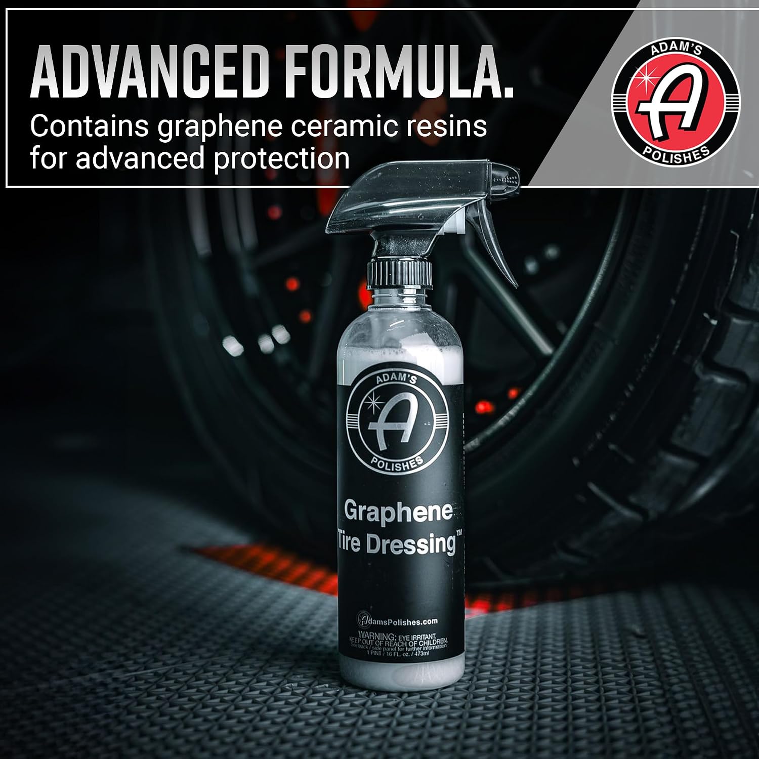 Graphene Tire Dressing - Deep Black Finish W/Graphene Non Greasy Car Detailing | Use W/Tire Applicator After Tire