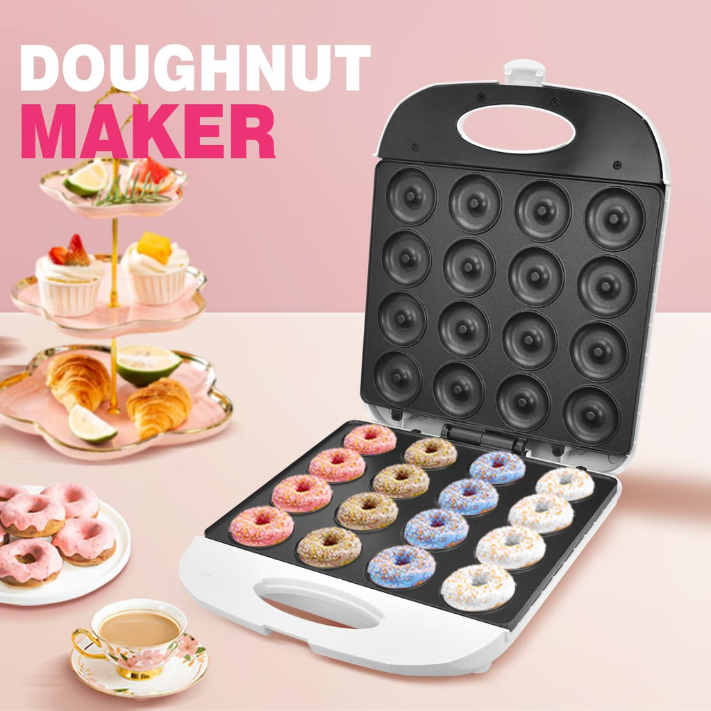 Mini Donut Maker | Non-Stick, 2 Inch, 16 Donuts, Cool-Touch