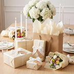 160 Ivory Tissue Paper for Gift Bags 20 x 14 Inch Cream Tissue Paper