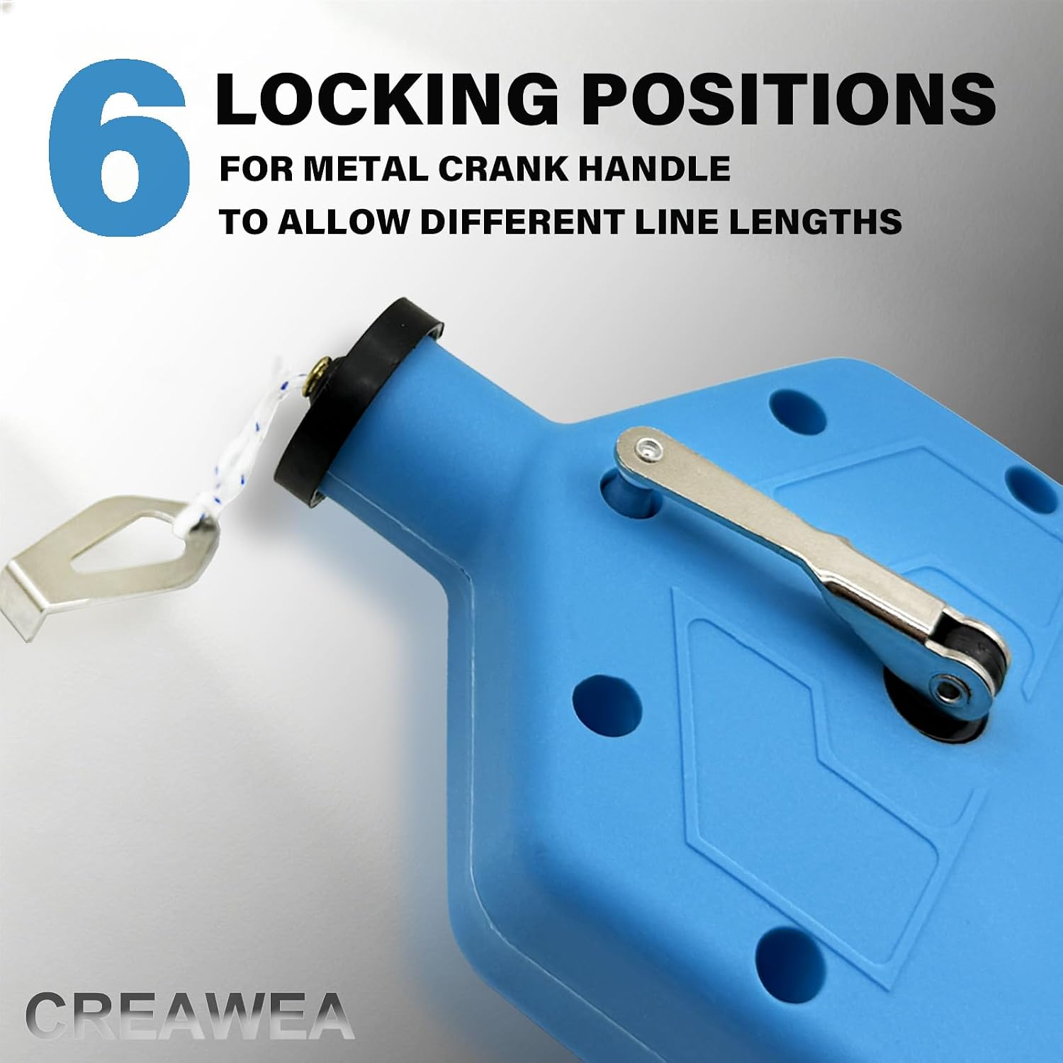 Heavy Duty Chalk Line, Professional Construction Marking Tool, 100-Foot Line, Ergonomic Design, for Measuring and