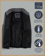 Mens Packable Puffer Vest, Down Alternative