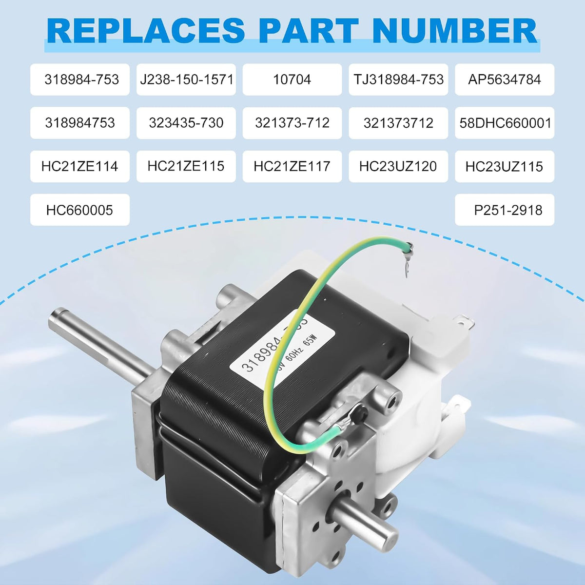 318984-753 Furnace Draft Inducer Motor for Carrier Furnace