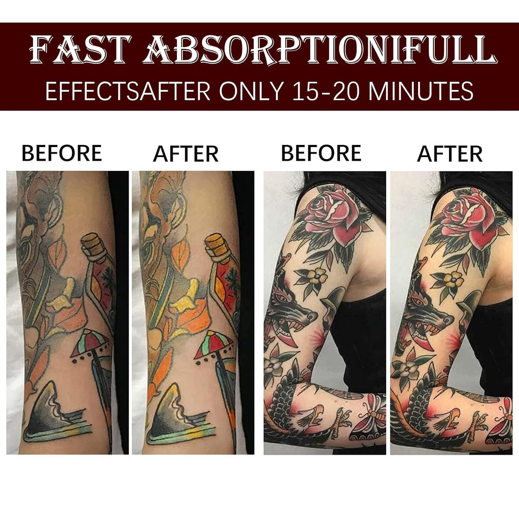 Tattoo Aftercare Butter Balm, 2.6 oz, Old & New Tattoo Moisturizer Healing Brightener for Color Enhance, Natural