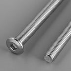 5/16-18 Bolt, 30Pcs 5/16-18 x 3/4" Flat Head Hex Socket Cap Screws, 304 Stainless Steel 18-8 Furniture Bolts, Full Thread (with Hex Spanner)