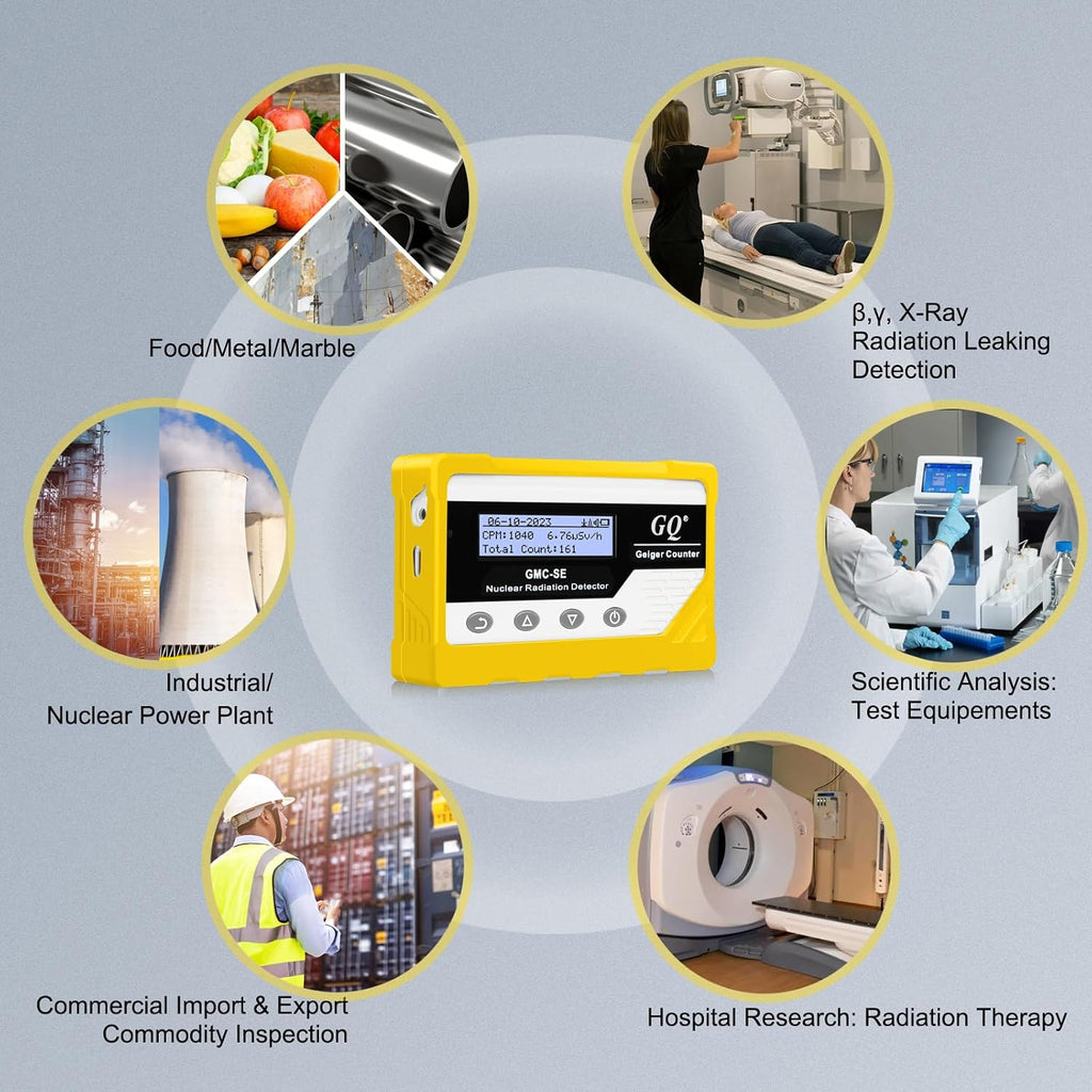 GMC-SE Geiger Counter Radiation Detector Beta Gamma X-ray Portable Radiation Monitor Meter Digital Nuclear Radiation
