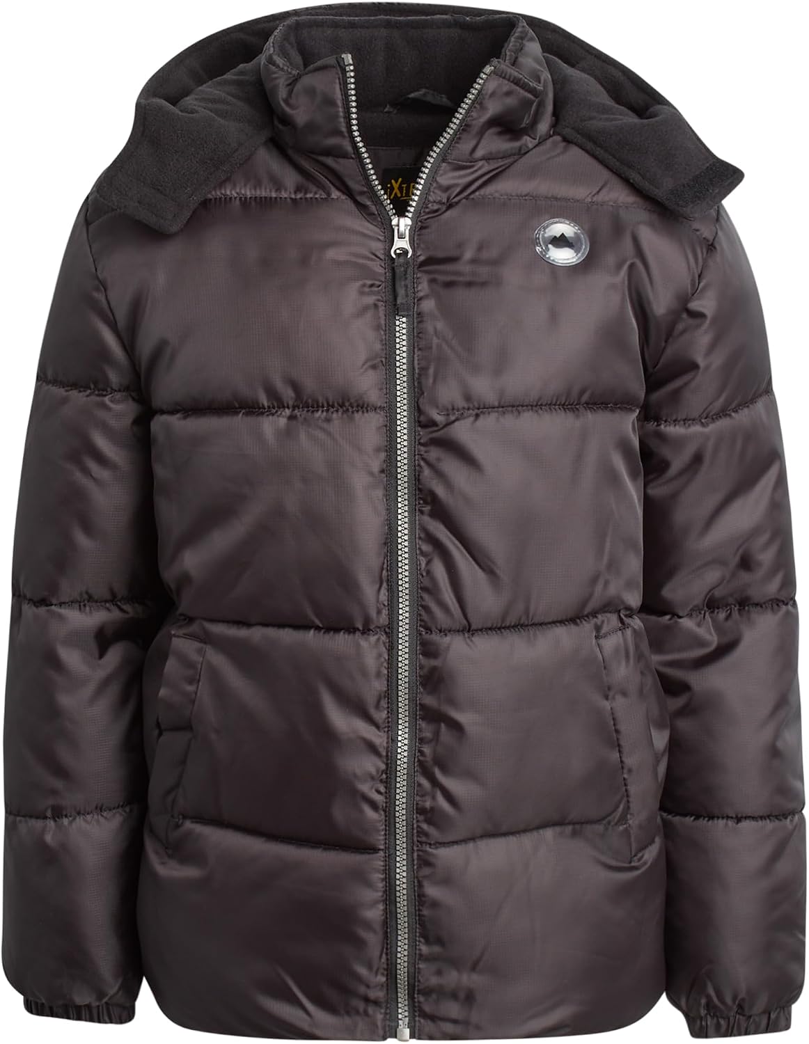 Boys Quilted Puffer Jacket Polar Fleece Lined Winter Coat | Warm Water and Wind Resistant Outerwear, Cozy Lining, Zip