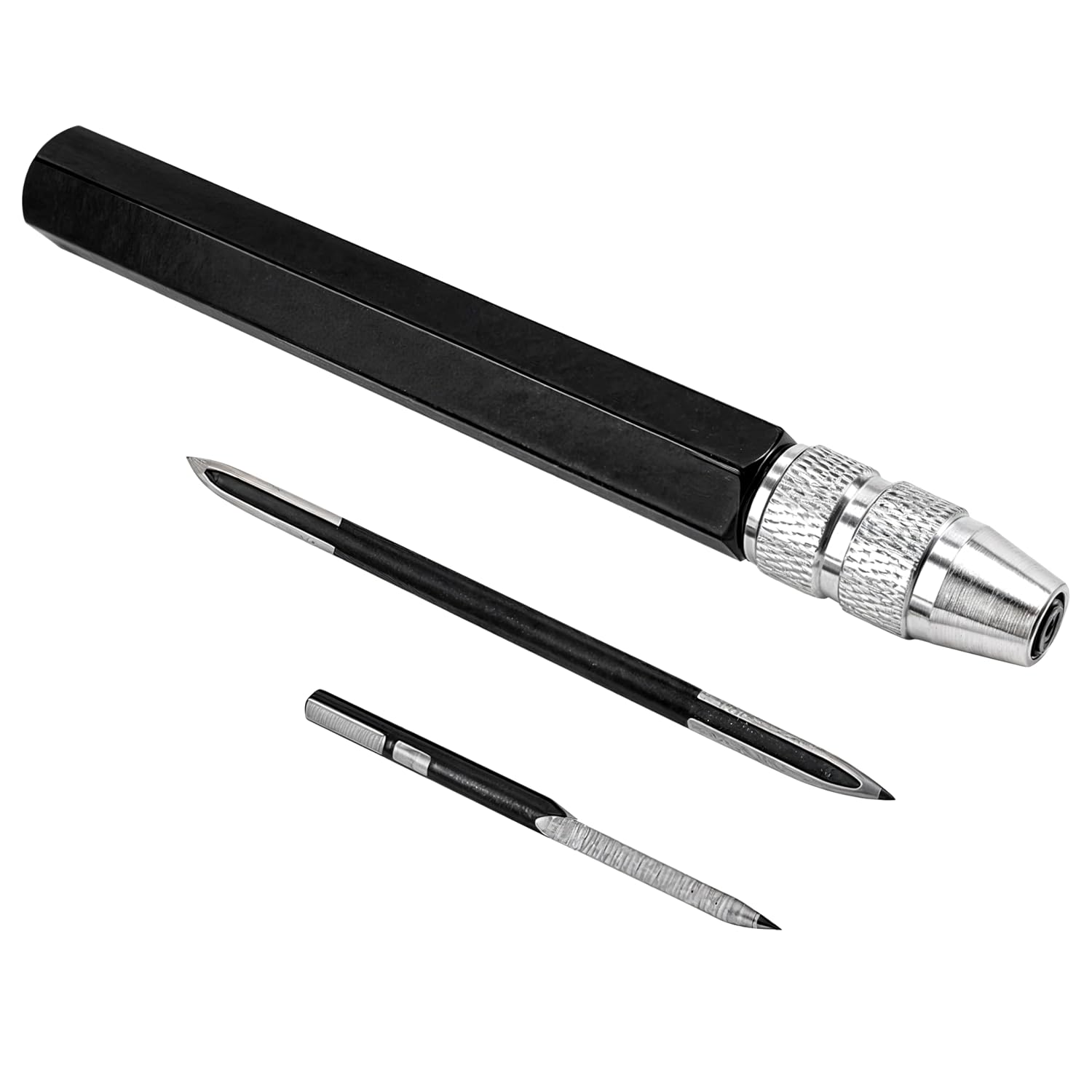 3PCS/Set Scraper Deburring Tool Adjustable Trimming Blade Triangular Trimmer Pencil Steel Cutter Reamer For