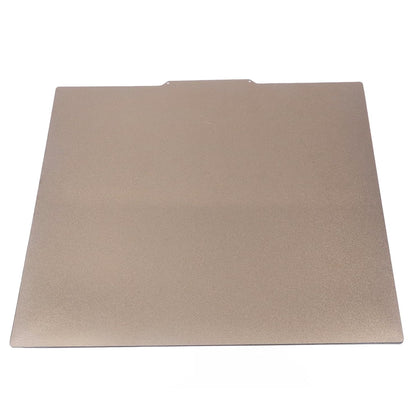 Flexible Spring Steel Build Plate, 450x450 Heat Resistant Adhesive Double Sided Textured PEI Sheet High Strength Pop