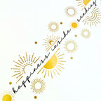 Mailed It Designer Sending Sunshine Packing Tape, Cute Packaging Tape for Small Business Shipping, Bulk Roll 2" x 330 Ft