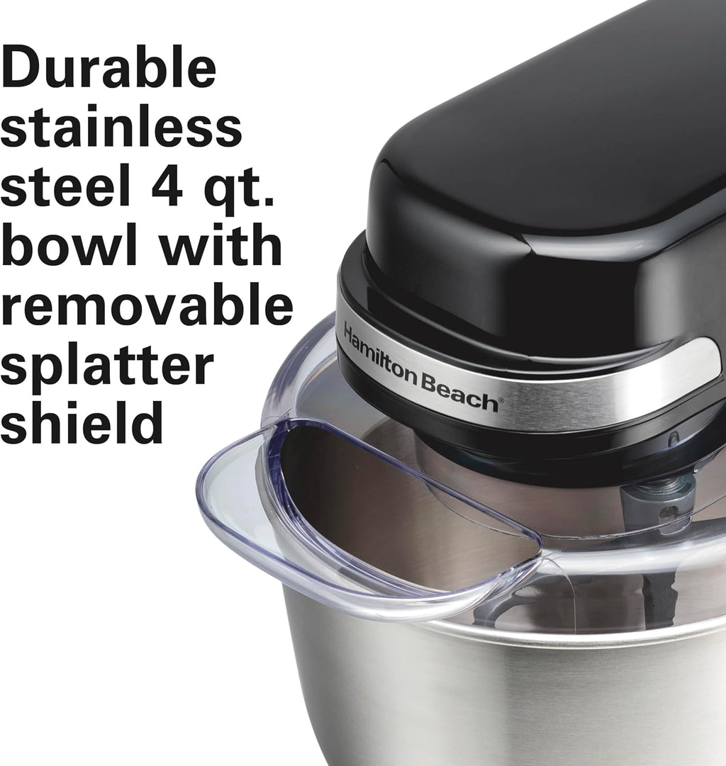 4 Quart Electric Stand Mixer With 7 Speeds