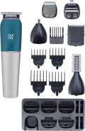 Men's Multi Groomer All-in-One, for Face and Body Hair Trimmer, Electric Shaver & Nose Ear Trimmer; Full Manscaping –