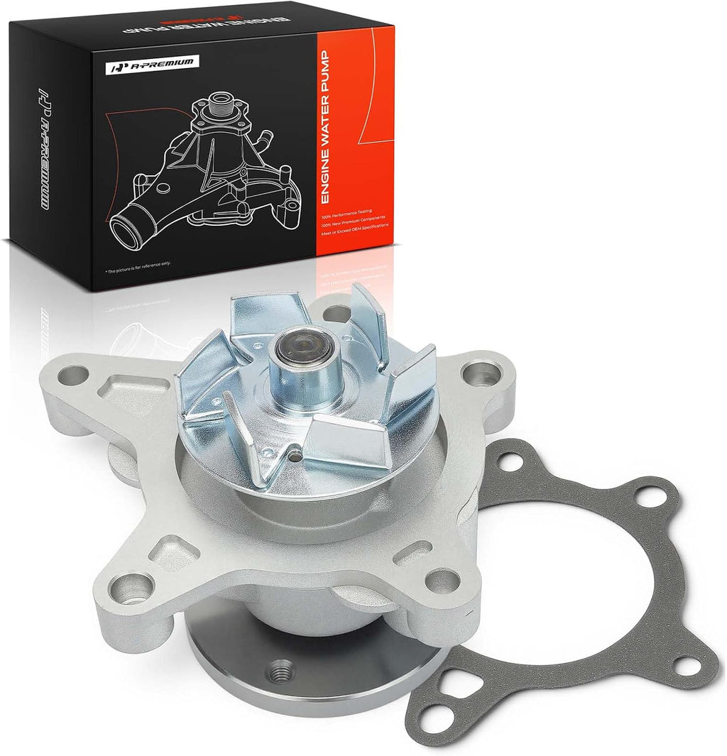 A-Premium Engine Water Pump (4Cyl 1.6L) Compatible with Hyundai, Kia