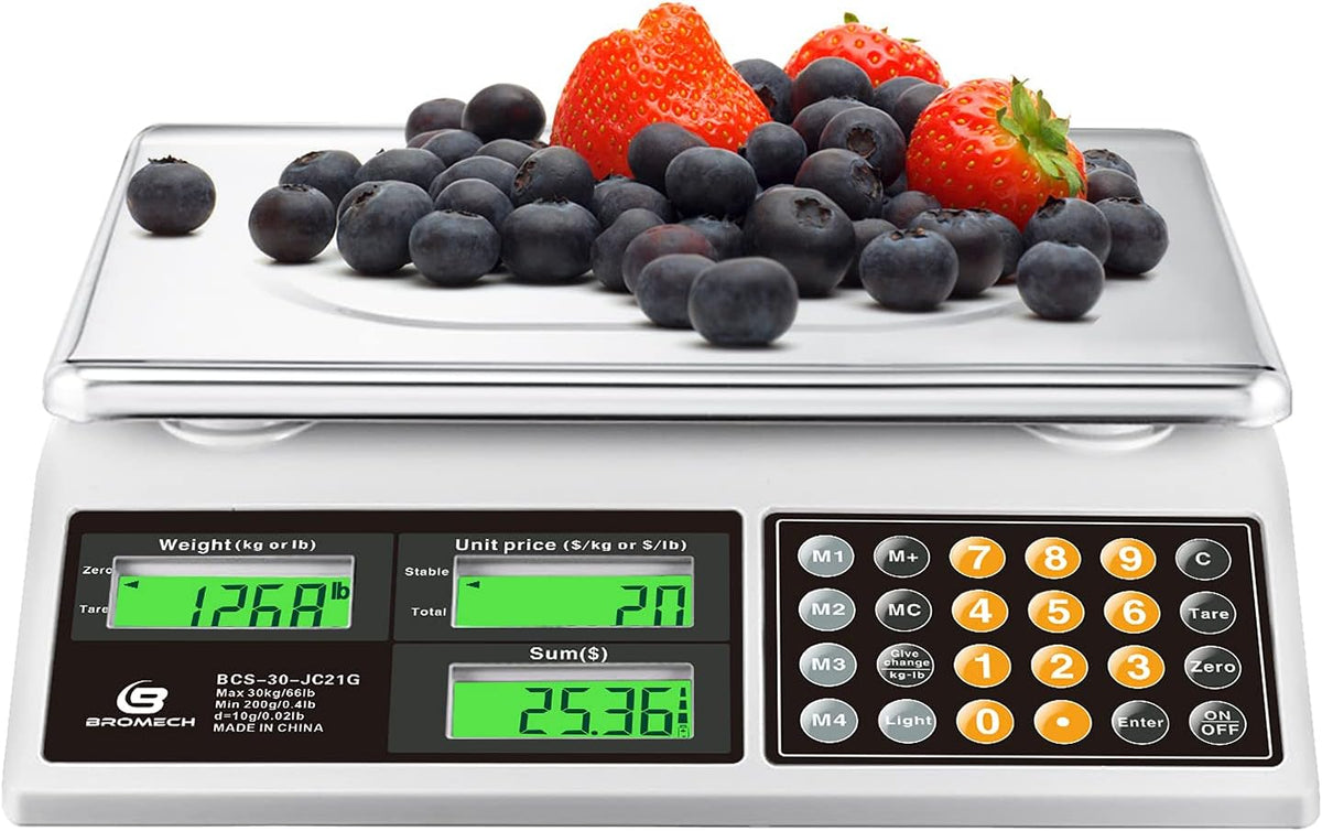 Price Computing Scale 66lb Digital Commercial Produce Scale