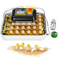 Incubators for Hatching Eggs, 30 Chicken Eggs Incubator with Automatic Egg Turning, Dual Power Supply, Egg Candler