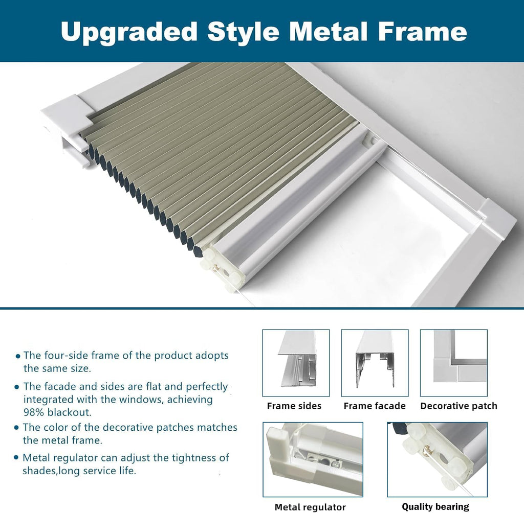 Skylight Shades Blinds SkylightS Cover Blackout Cellular Shades Cordless Skylight Shades for Ceiling Room Darkening