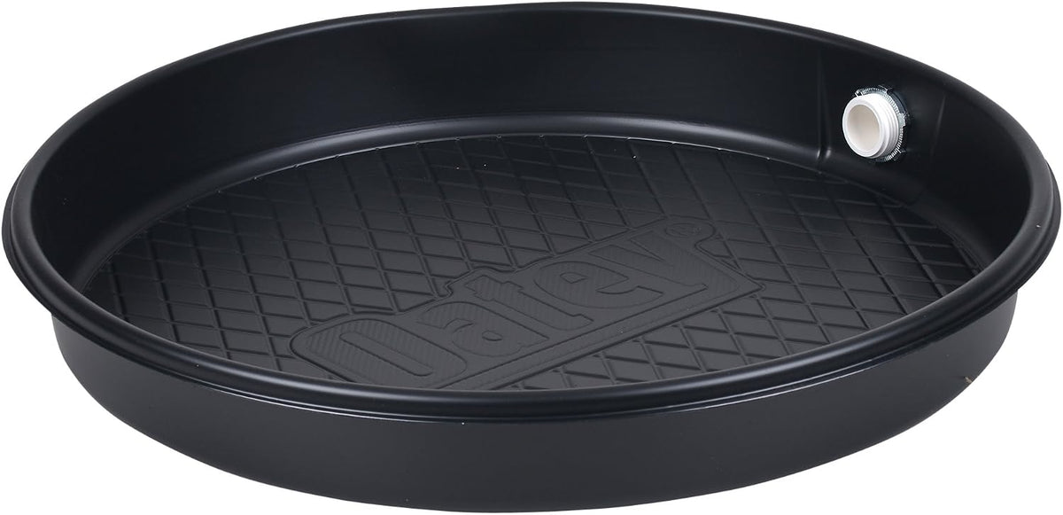 34060 Hot Water Heater Pan, Bulk 18-Inch, Black