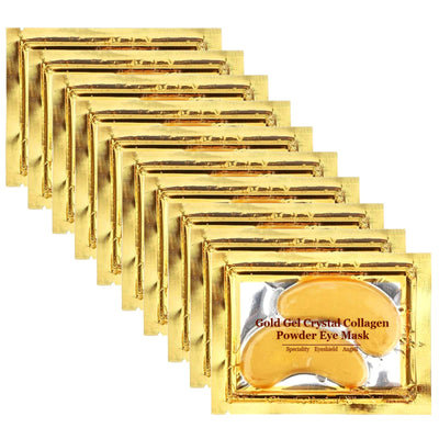 30 Pairs Under Eye Patches -Reduce Eye Bags -24K Gold Eye Mask Collagen Under Eye Gel Pads for Puffiness and Dark