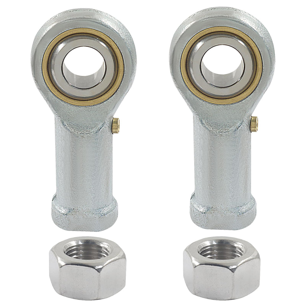 Moicstiy 2pcs 1/2" Bore, 1/2-20 RH Thread, PHSB8 Rod End Bearing