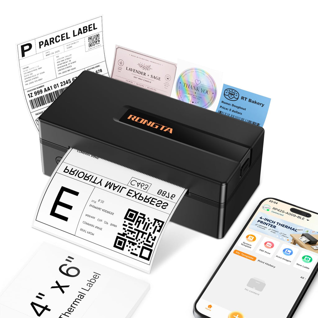 Bluetooth Thermal Shipping Label Printer for Small Business