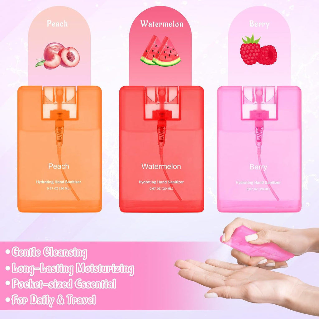 Set of 3 Hand Sanitizer Spray Travel Size, 0.67 Fl. oz