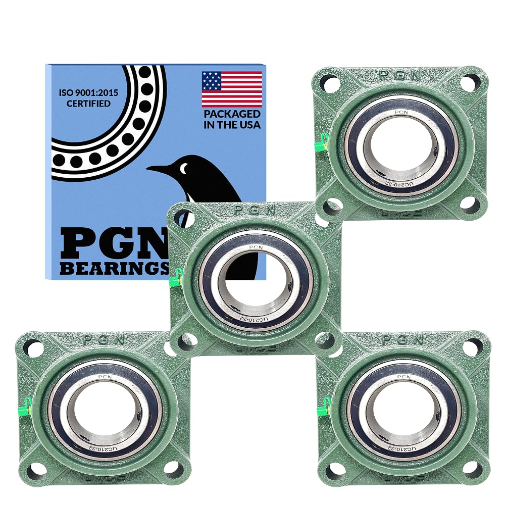 PGN UCF210-32 (1 Pack) Square Flange Bearing Bore