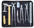 Heavy Duty Professional Horse Care Farrier Tool Kit Hoof Clincher Nipper with High Stainless Steel