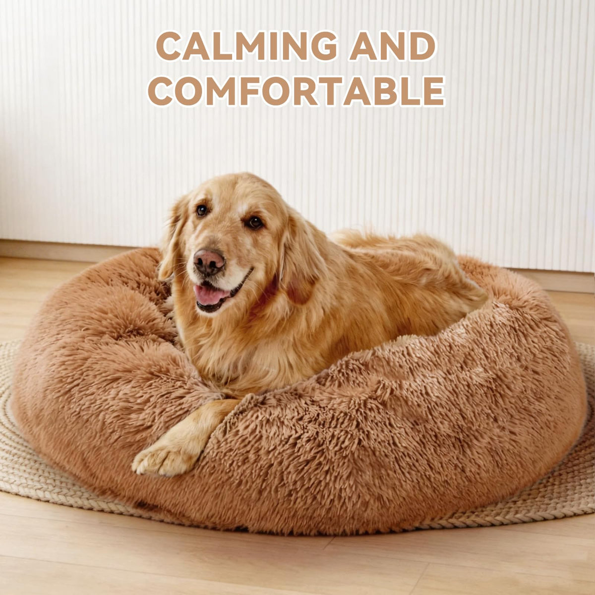 Cat Beds for Indoor Cats, Washable 20" Donut Pet Bed for Small Dogs