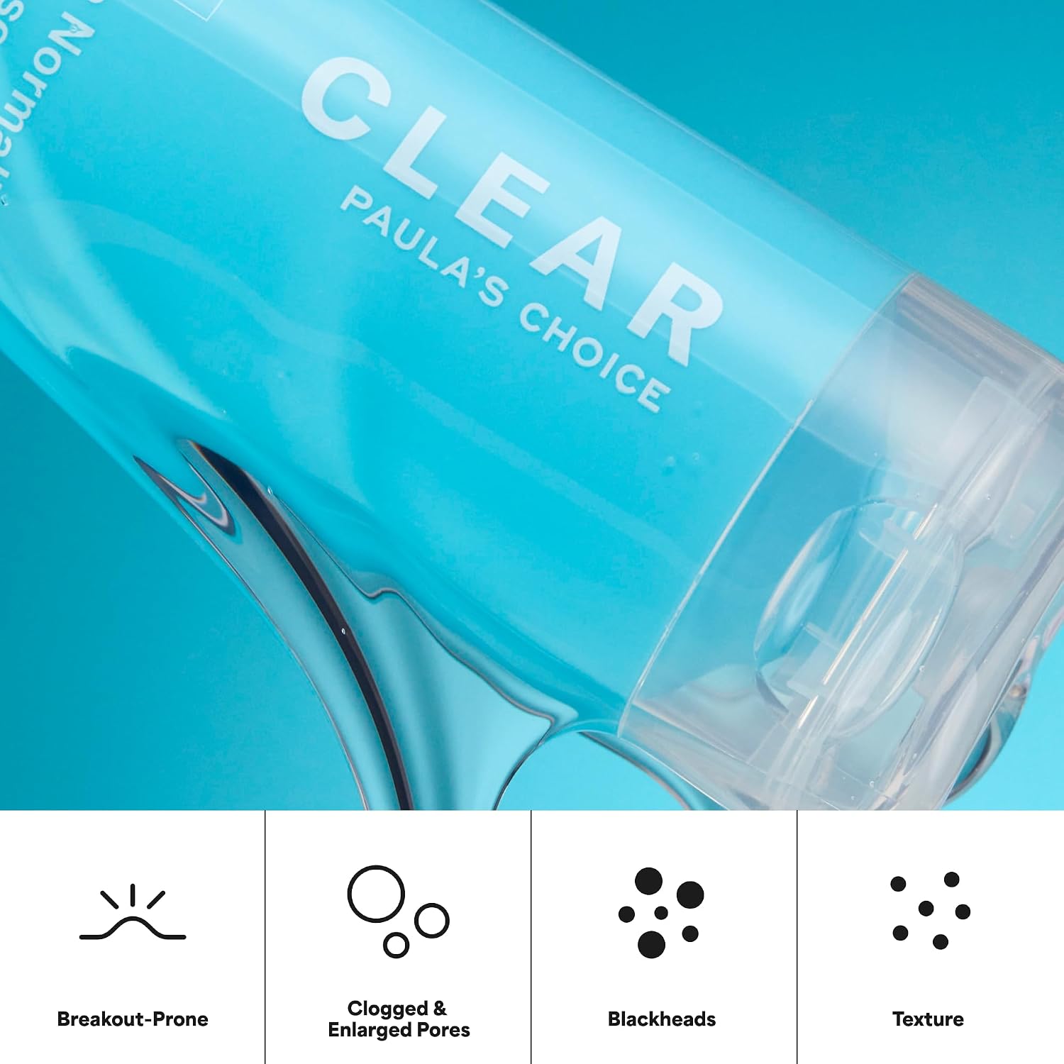 CLEAR Pore Normalizing Acne Facial Cleanser | Salicylic Acid Face Wash for Clogged & Enlarged Pores, Redness &