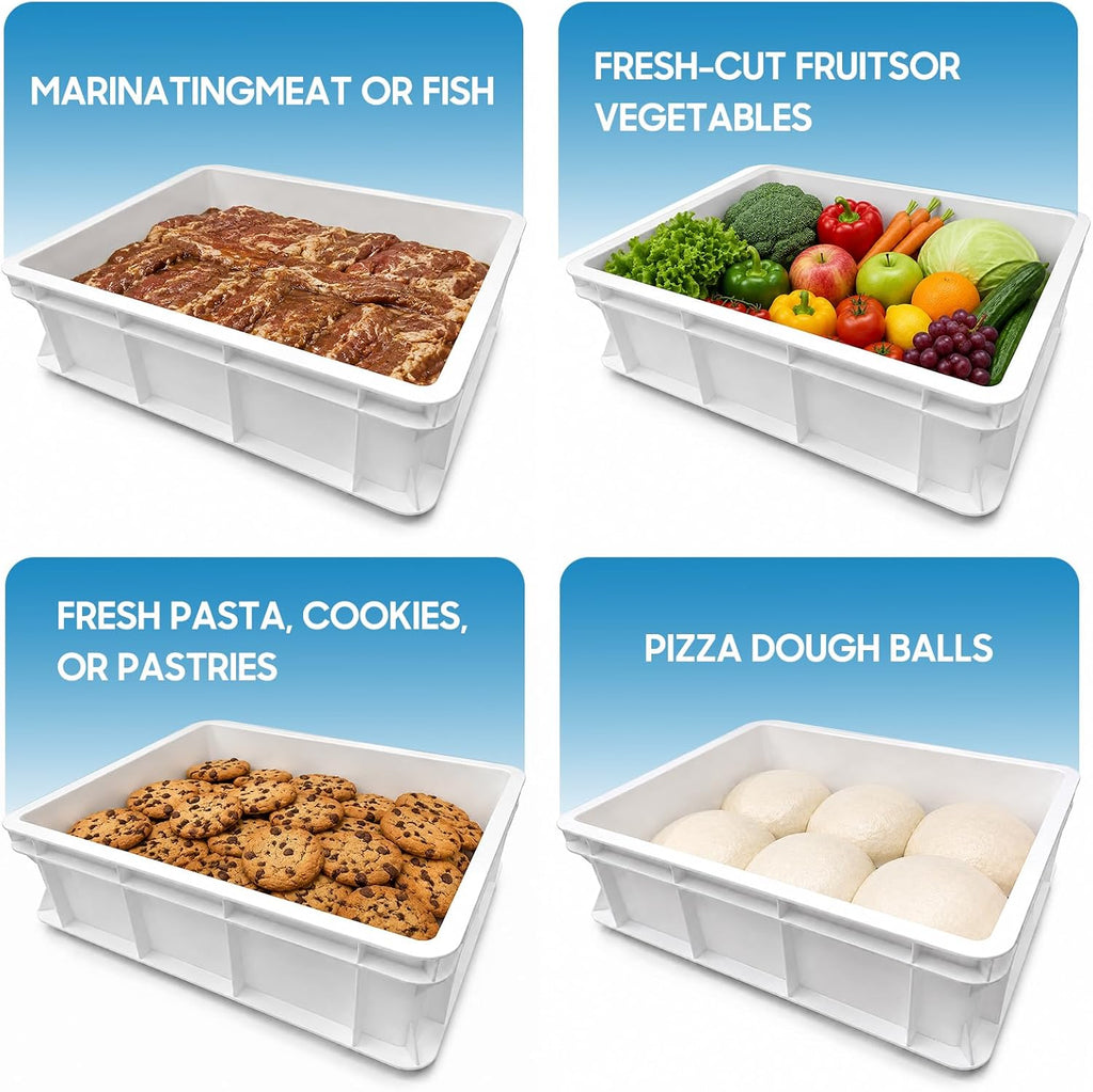 Pizza Dough Proofing Box, Commercial Food Grade Bread Proofing Container