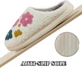 Retro Fuzzy Happy Face Slippers for Women Men, Cozy House Shoes