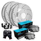 R1 Concepts Front and Rear Brake Kit Fits 2014-2021 Mini Cooper