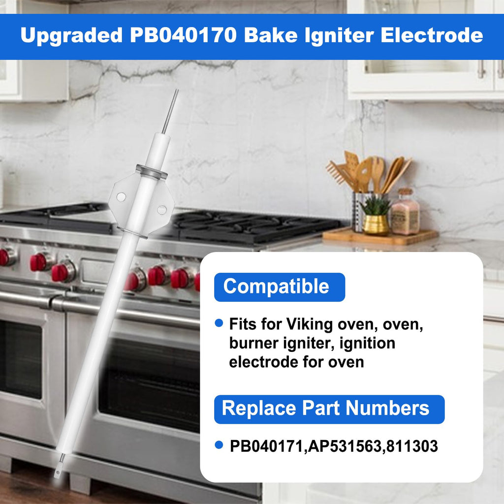 PB040171 Broil Ignition Electrode Part/Ignitor Compatible With Viking