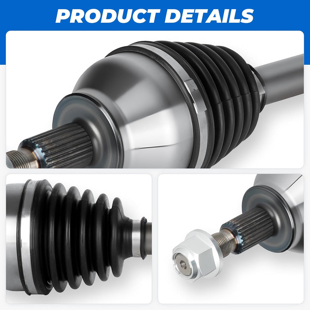TadaMark Set of 2 New Front CV Axle Shaft Assembly, 13-16 for Escape 2.5L