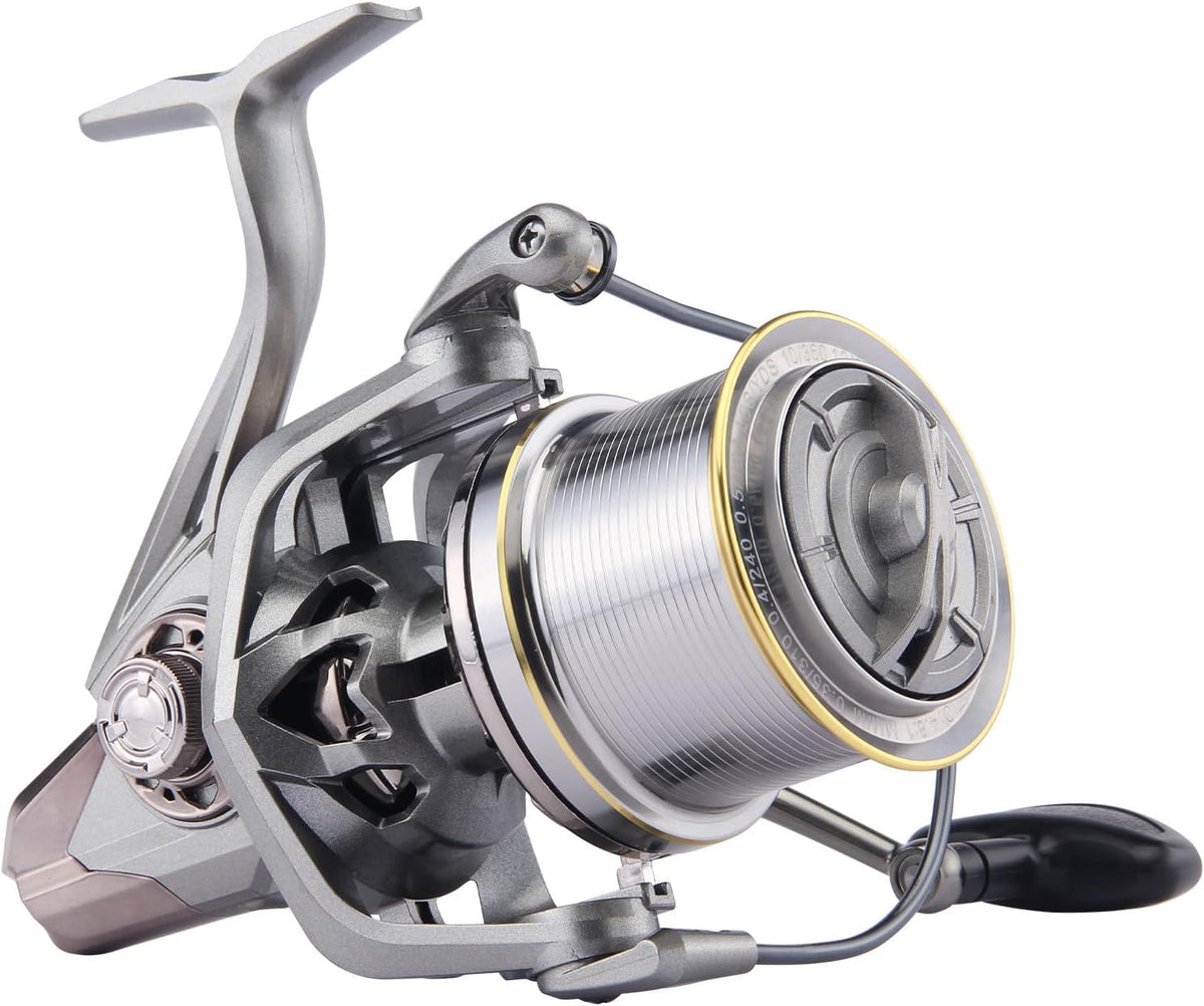 Spinning Reel, 6+1BB Metal Surf Fishing Reels, 55lbs Max Drag | 8000/9000/10000/12000/14000 Series, 4.8:1 Gear Ratio