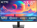 24 Inch Monitor 100Hz, FHD 1080P Computer Monitor, 4000:1, H24V27 | Frameless Design, 103%sRGB, HDMI VGA Port, Low