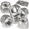 3/8-16 Lock Nut, 35Pcs Stainless Steel Nylock Insert Locking Nuts