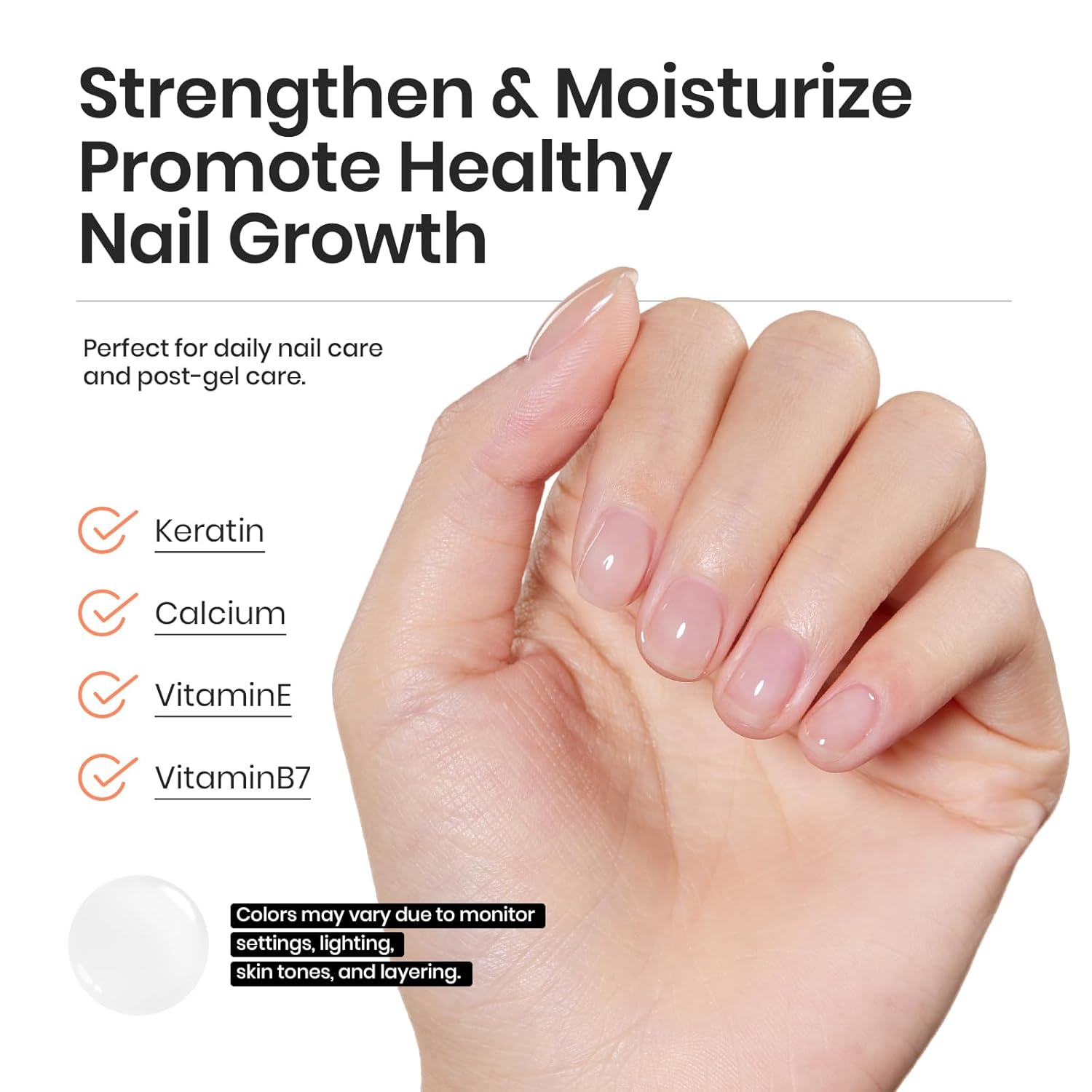 Beetles Rubber Base Gel, 15ml Clear Builder Nail Gel Polish | Clear Rubber Base with Builder Support for