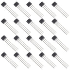20 Pack A3144 Hall Effect Sensor 3Pins Magnetic Detector for Arduino DC 4V-24V Hall Effect