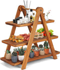 Extra Large Wood 3 Tier Serving Tray Three Tiered Cupcake Stand