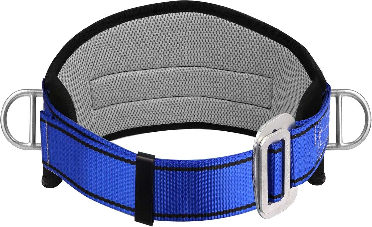 Trsmima Safety Climbing Harness Belt - Positioning Climbing Belt with Waist Pad and 2 D Rings, Personal Portable