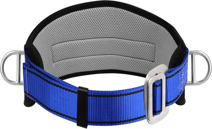 Trsmima Safety Climbing Harness Belt - Positioning Climbing Belt with Waist Pad and 2 D Rings, Personal Portable