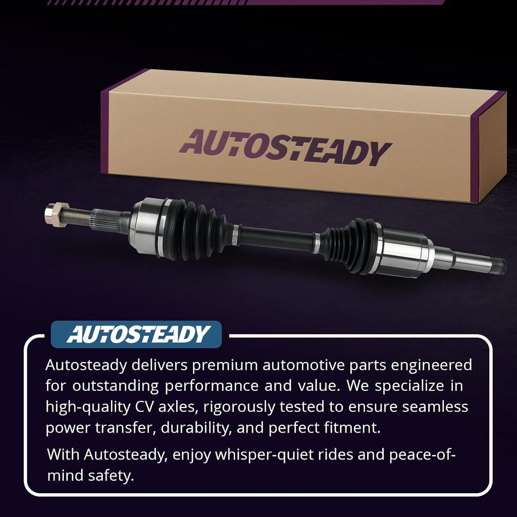 2.4L Front CV Axle Pair Compatible with 2010-2017 Chevy Equinox