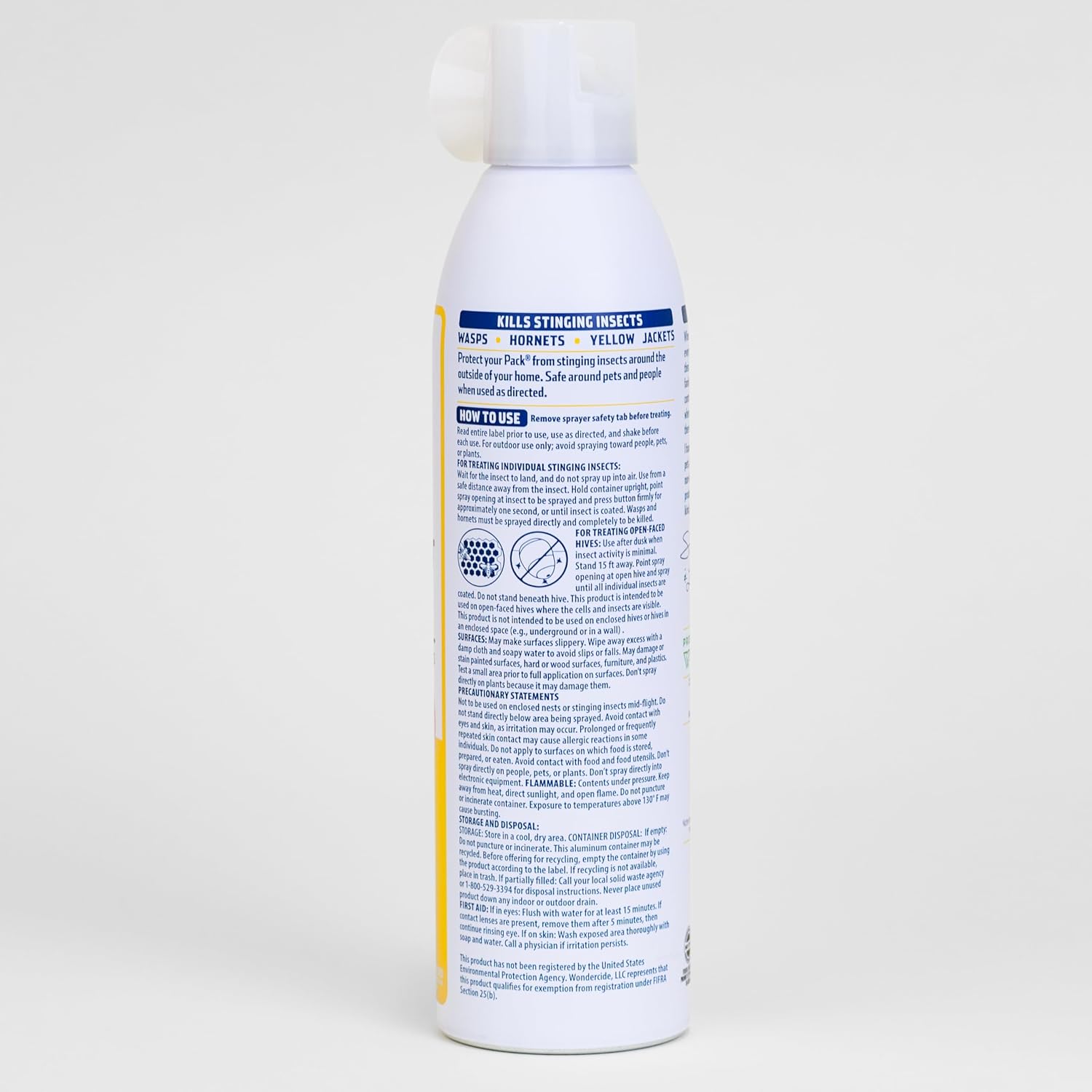 Wasp and Hornet Killer Aerosol Spray - 10 oz - 2 Pack | Kills Wasps, Hornets & Yellow Jackets - With Natural