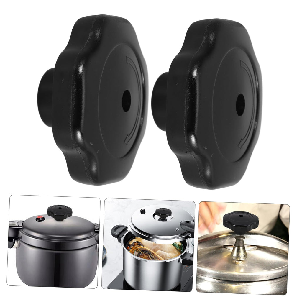 Pressure Cooker Cover Knobs 19mm ABS Replacement Handles 2 Pack