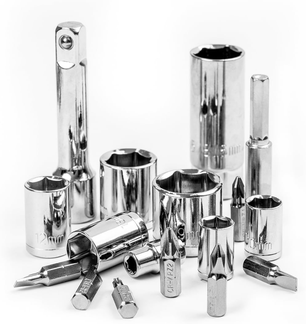 228 Piece Socket Wrench Auto Repair Tool Combination Package Mixed Tool Set Hand Tool Kit with Plastic Toolbox