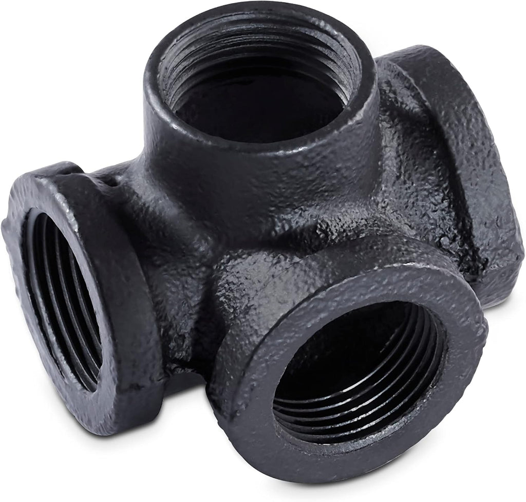 pamo Malleable Iron Fitting 4-Way side outlet - 3/4 Inch