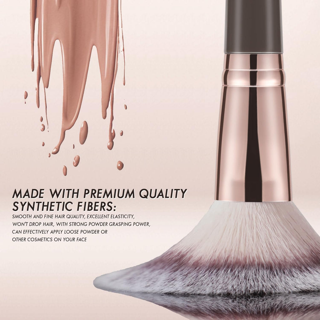 Foundation Makeup Brush, Premium Dual Concealer Bronzer Brushes