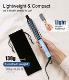 3/4 Inch Curling Iron Brush for Short Hair, Thermal Brush Touch-ups