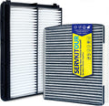 Engine Cabin Air Filter Set for Telluride (2020-2025) 3.8L Gas | Fit for Santa Fe (2019-2020) 2.0L/2.4L Gas, Replace