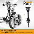 PAROD 2PCS 661430 4WD Front CV Axle Assembly, Passenger and Driver side